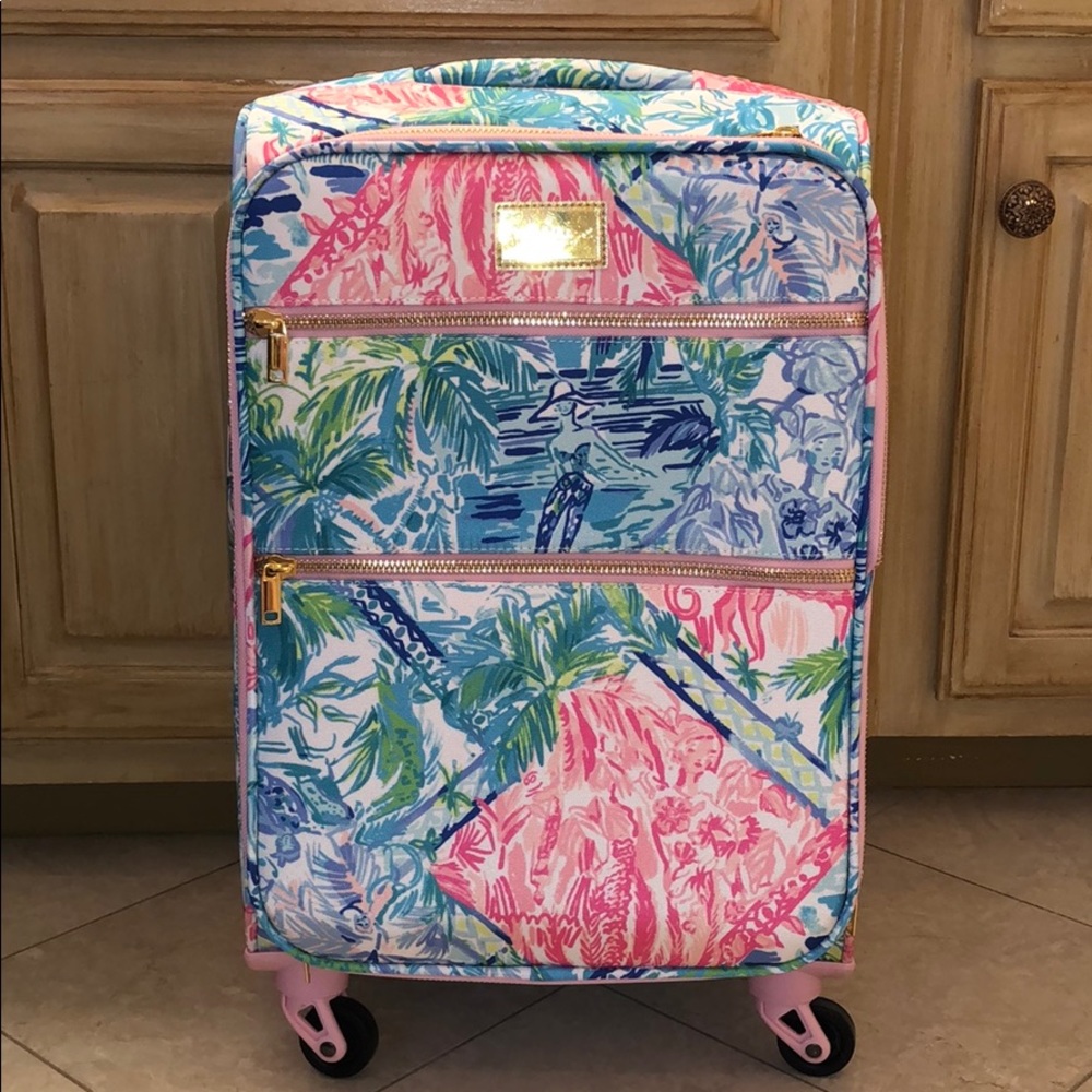 Lilly Pulitzer carry on suitcase
